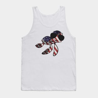 American turtle flag Tank Top